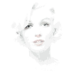 Illustration von Marylin Monroe in 13.809 Quadraten nach einem Foto von Bert Stern - The Last Sitting. ©Foto Estate Bert Stewrn - Illustration adapted with permission by Thomas Junglas