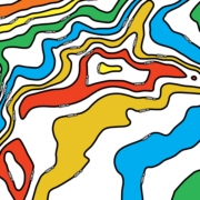 Isohypsen als Pop-Art-Kunst